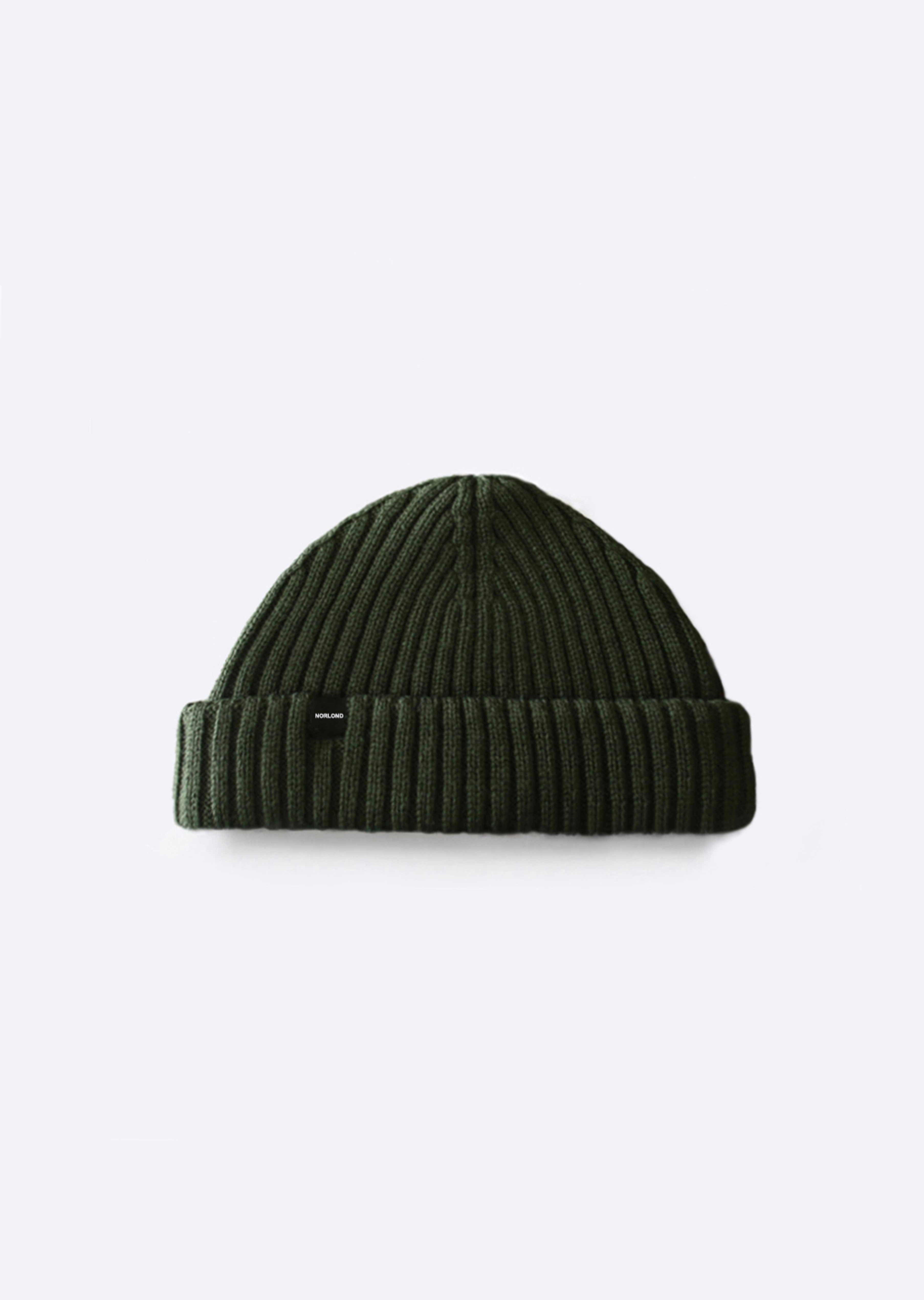 Army green fisherman beanie