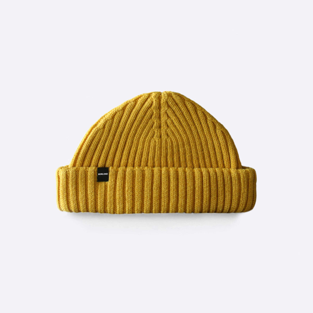 Hand Knit Mustard Mohair Beanie Two Ply Cashmere Winter Beanie in Mustard – Seaward & Stearn main image 2